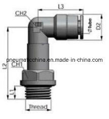 Brass Nickle-Plated Pneumatic Fittings From China Pneumission