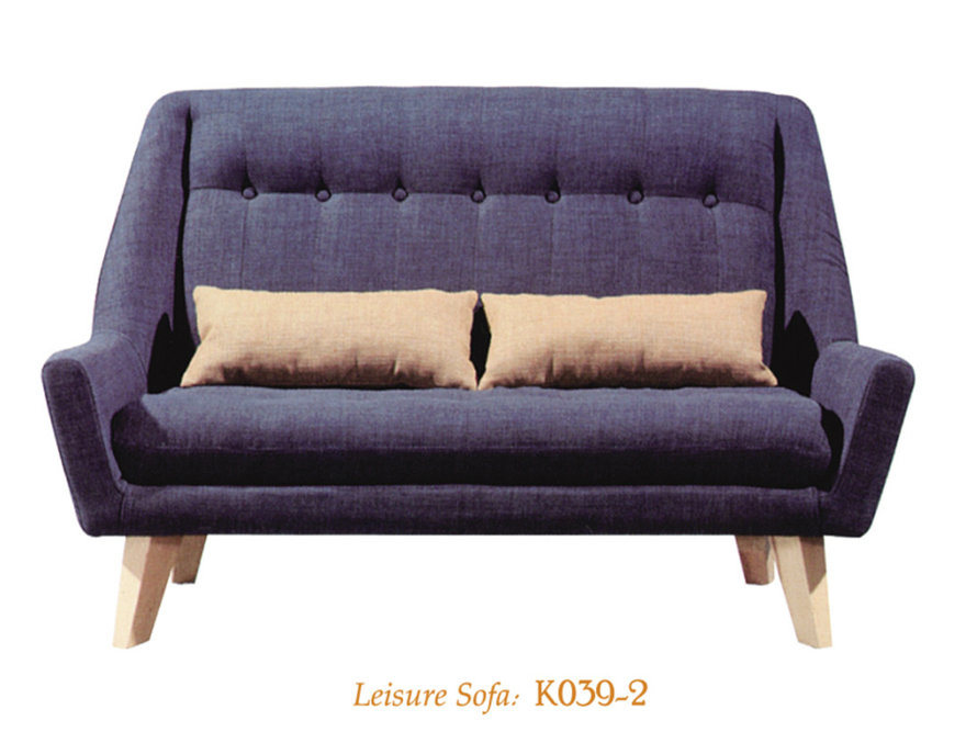 Europe Style Sectional Fabric Sofa with Button