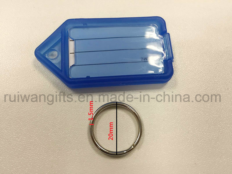 Wholesale Plastic Key Tags, Plastic Keyrings, Key Tag with Blank ID Card