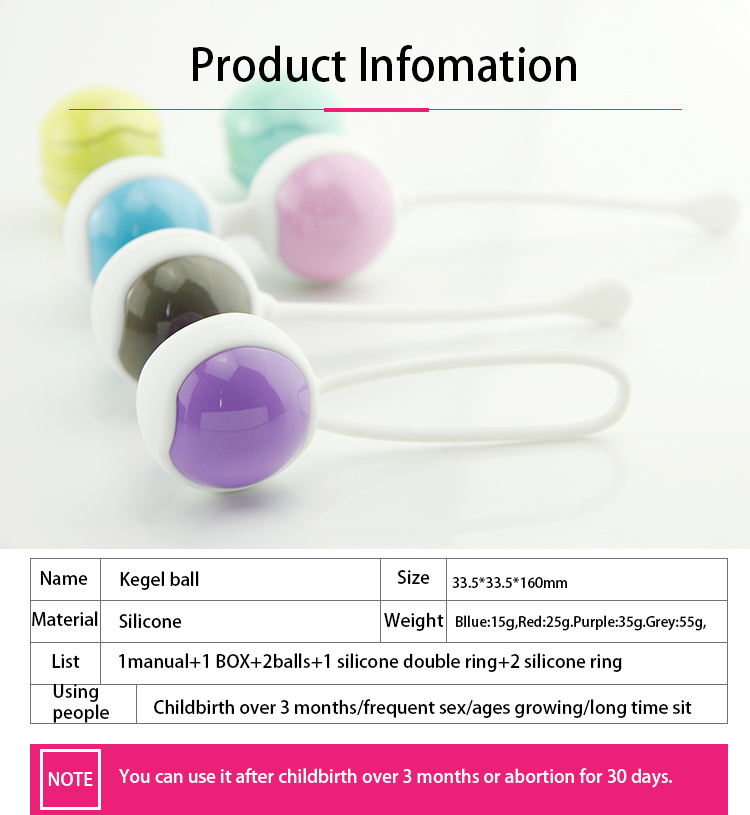 Female Vaginal Shrink Training Waterproof Kegel Ball