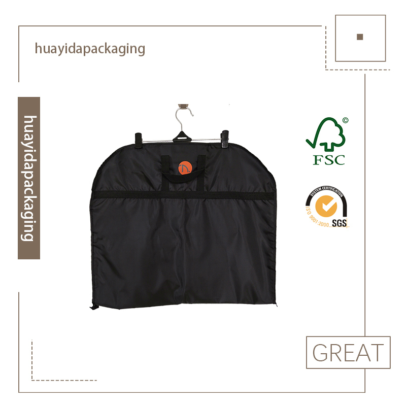 Personalized Fashion Black Foldable Menâ€² S Travel Suit Garment Cover Bag