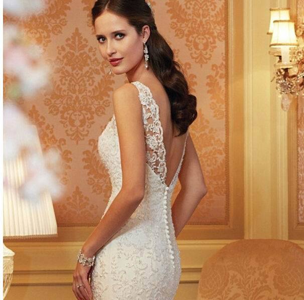 2016 Promotion Evening Party Prom Bridal Wedding Dress (ALSW001)