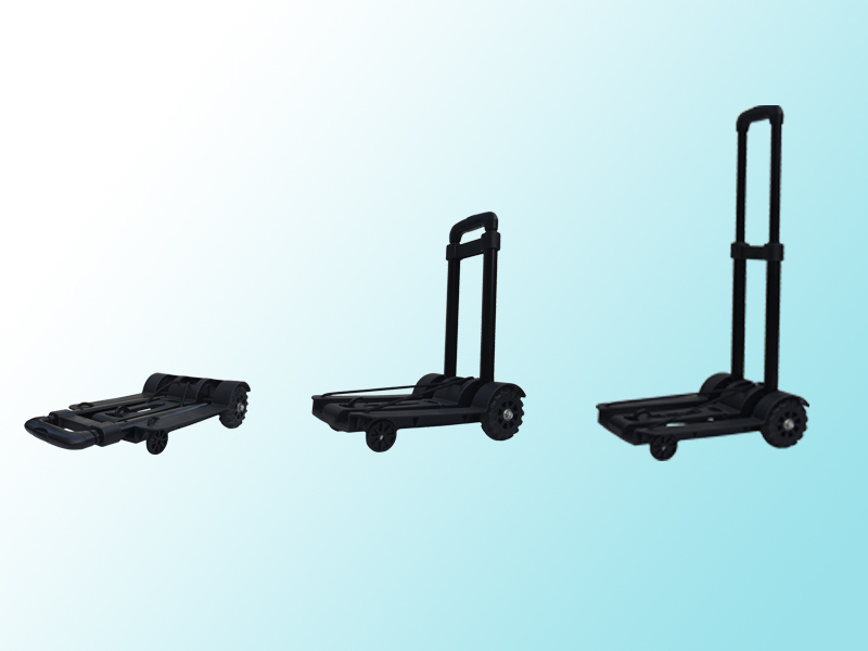 50kg Durable Four-Wheel Foldable Baggage Hand Cart (LH03-50)