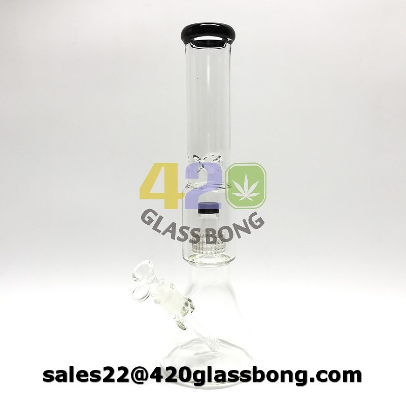 Wholesale New Design Glass Smoking Water Pipe Beaker with Tyre Perc