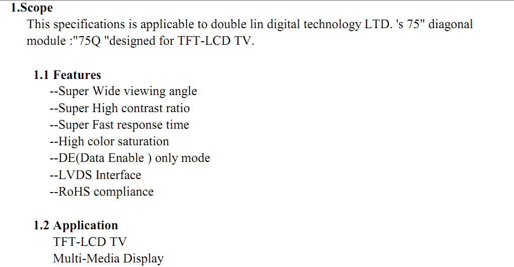 86 Inch TFT-LCD TV Monitor with Resolution 3840*2160