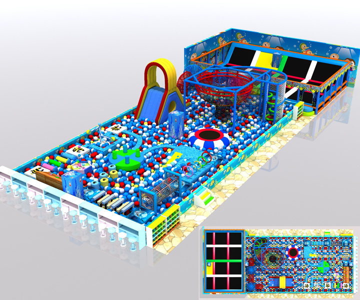 Kids Indoor Play Center with Millions Balls