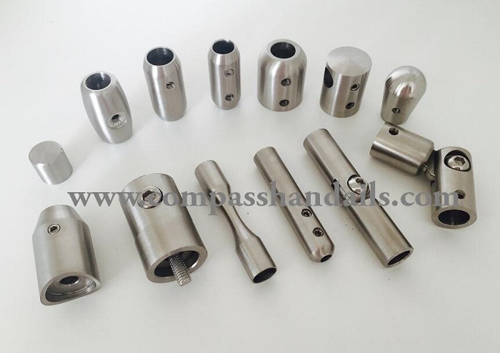 Glass Railing / Cross Bar Holder / Stainless Steel Balustrade Fitting