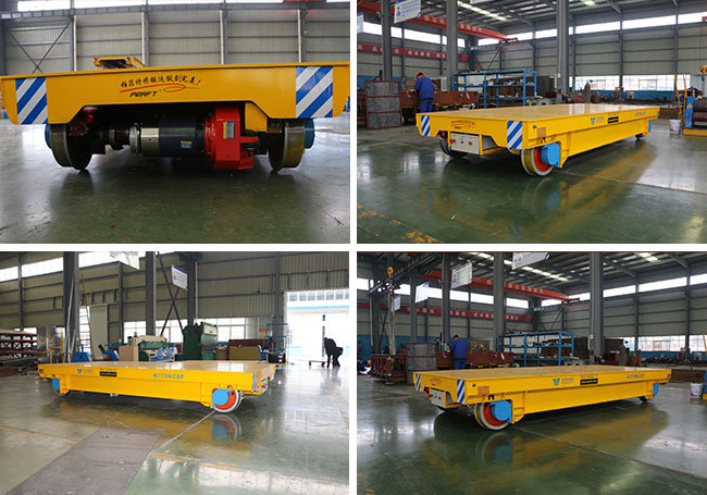 Angle Box Wheel Steel Roller Transport Wagon Automated Carrier