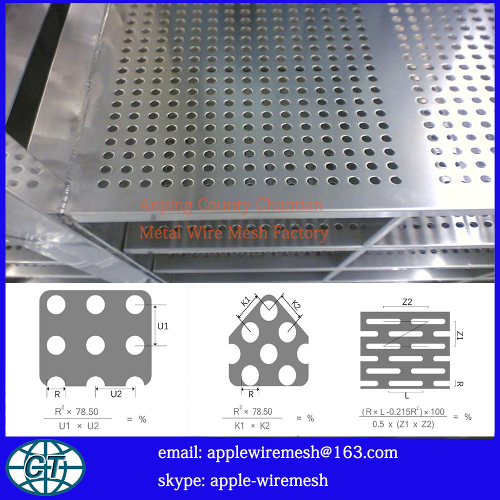 Perforated Metal Panel in 0.5mm to 4.0mm