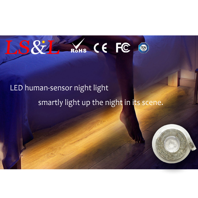 IP65 Waterproof Strips Sensor Light Smart LED Children Room Night Light