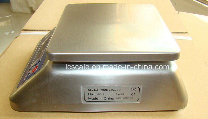 IP68 30kg Super-Ss Double Display Waterproof Scale