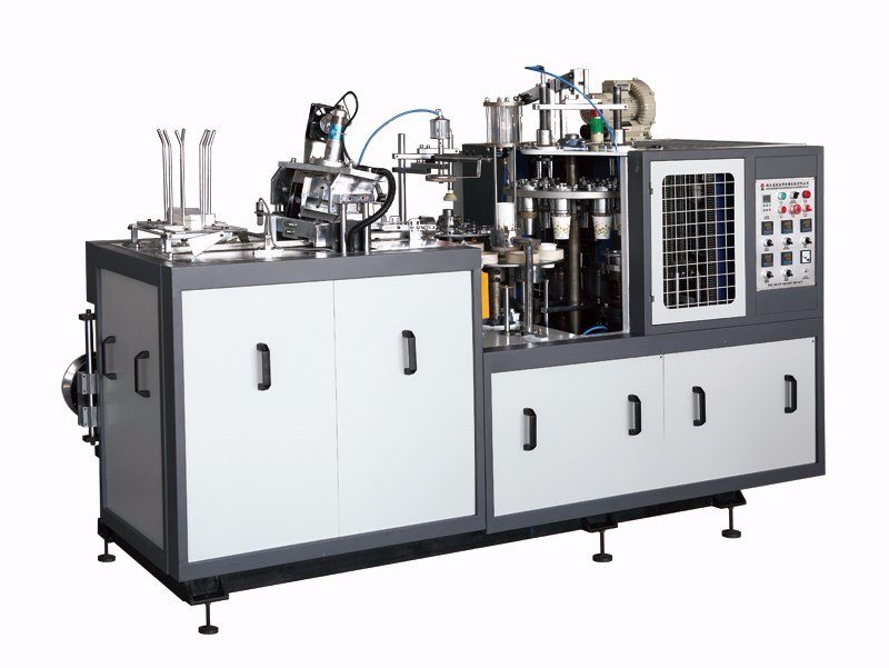 Longitudinal Axis Automatic Disposable Coffee Paper Cup Making Machine