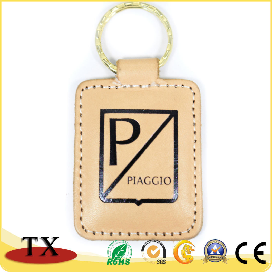 Good Quality Custom Logo PU Leather Key Chain for Promotion
