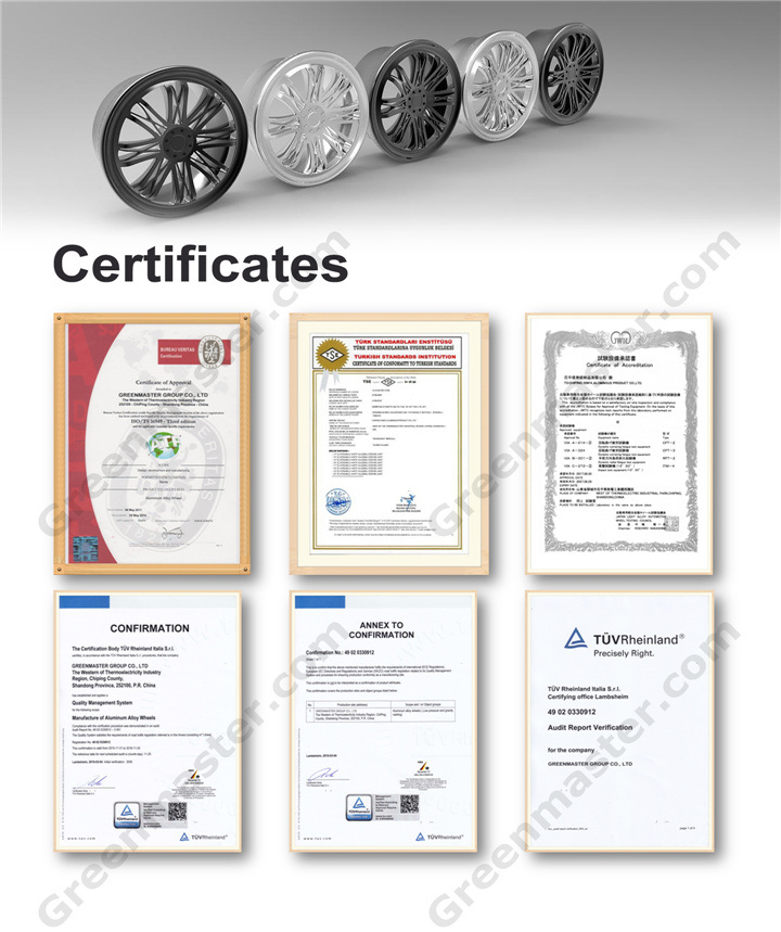 DOT/TUV/Jwl/Via Certified Factory Wholesale Replica Passenger Car SUV 4X4 Truck Aluminum Alloy Wheel Rims, Bus Trailer ATV Steel Wheel