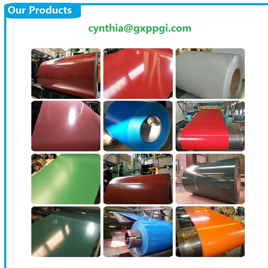 Color Pre-Painted Stainless Galvanized Steel Sheets in Coils PPGI PPGL