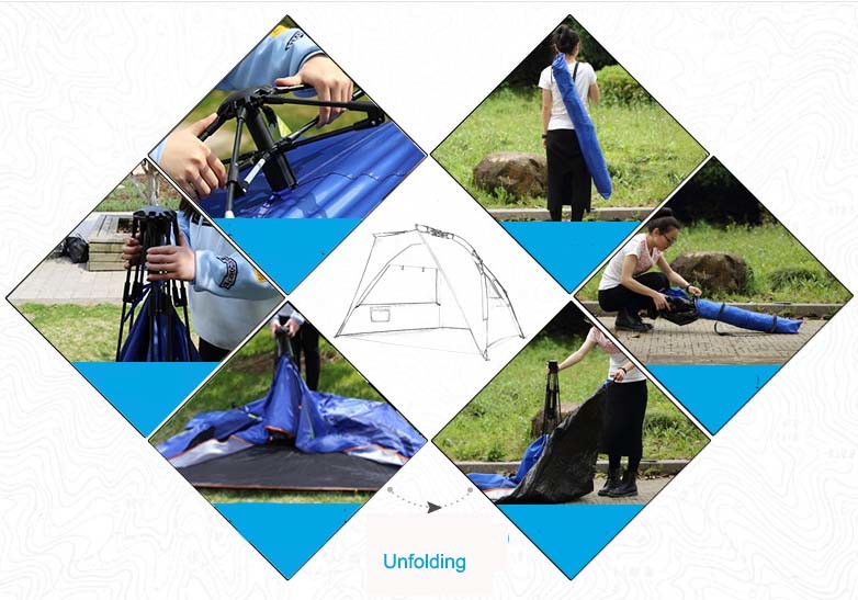 Outdoor Sunscreen Speed Automatic Pitching Beach Tents Fishing Tents