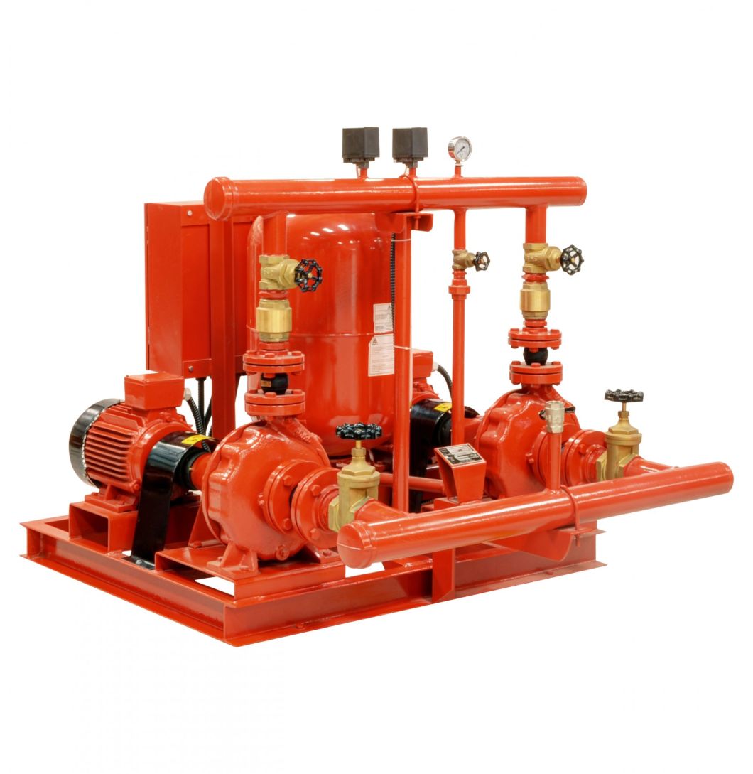 Edj Diesel Electric Fire Pump Jockey Pump with Control Panel Packing