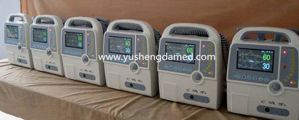 Medical Equipemnt Hospital Emergency Potable Manual Defibrillator with Monitor