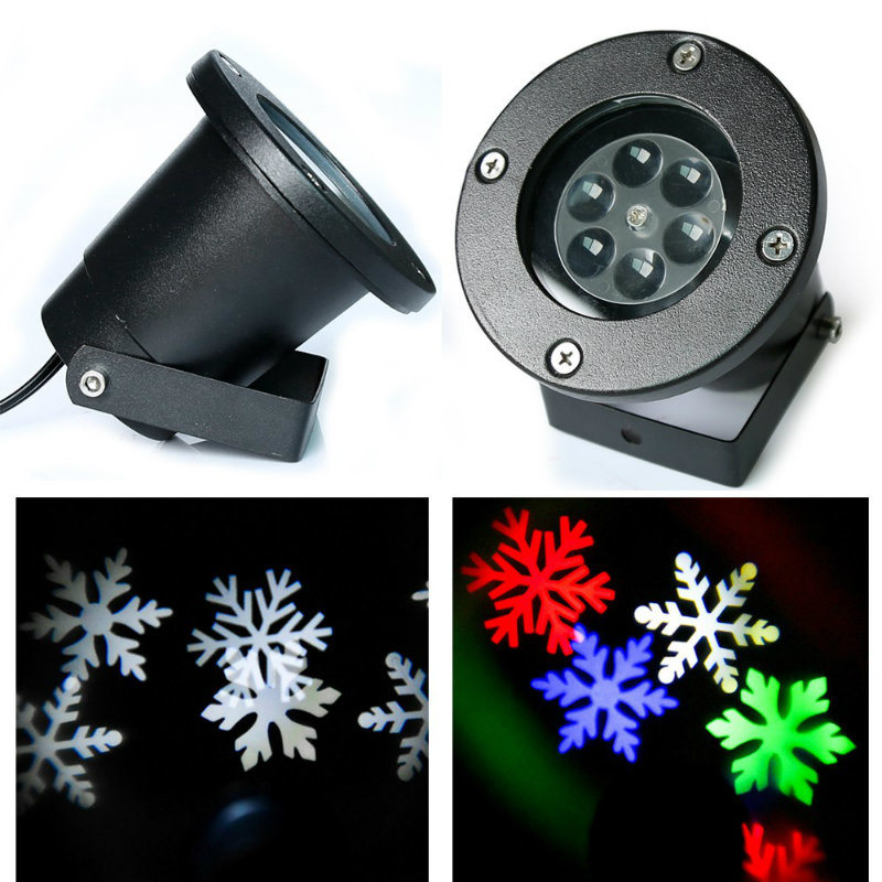 Garden Outdoor LED Snowflake Christmas Lights Waterproof Party Light