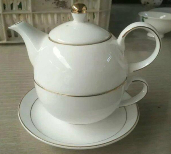 Bone China Teapot and Cup for coffee and Tea