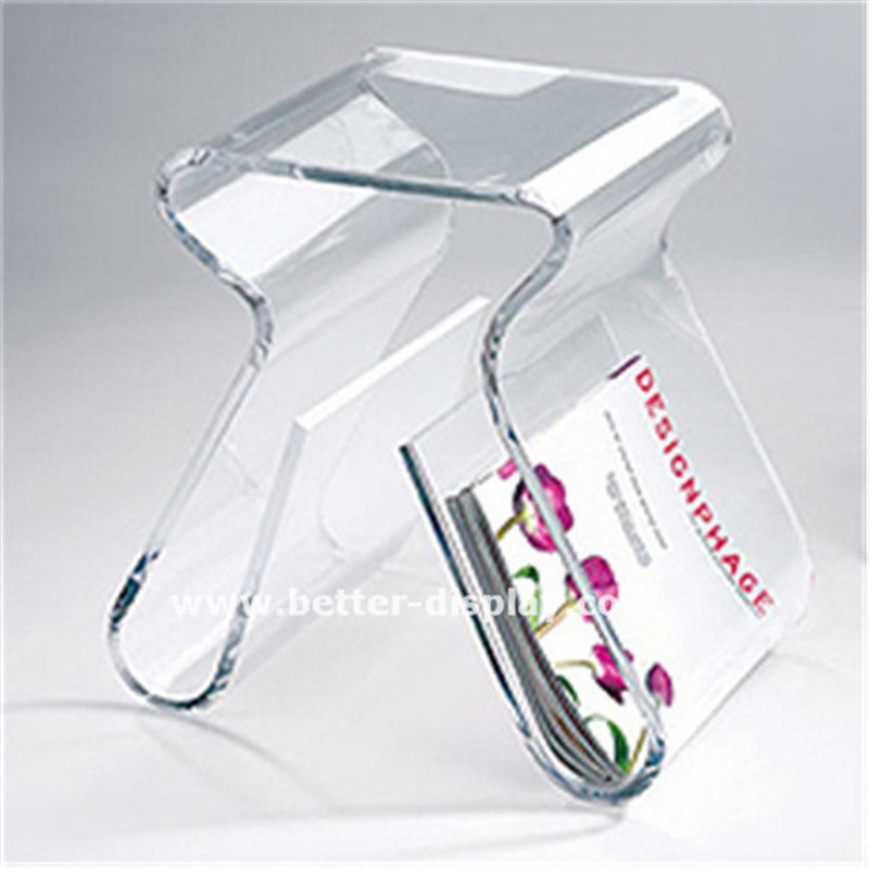 Acrylic Crystal Clear Organic Glass Chair (BTR-Q3008)