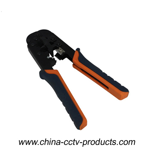 CCTV Crimping Tool for Cable RJ45/Rj11/Rj12 Plug Cuts-Strips-Crimps (T5068)