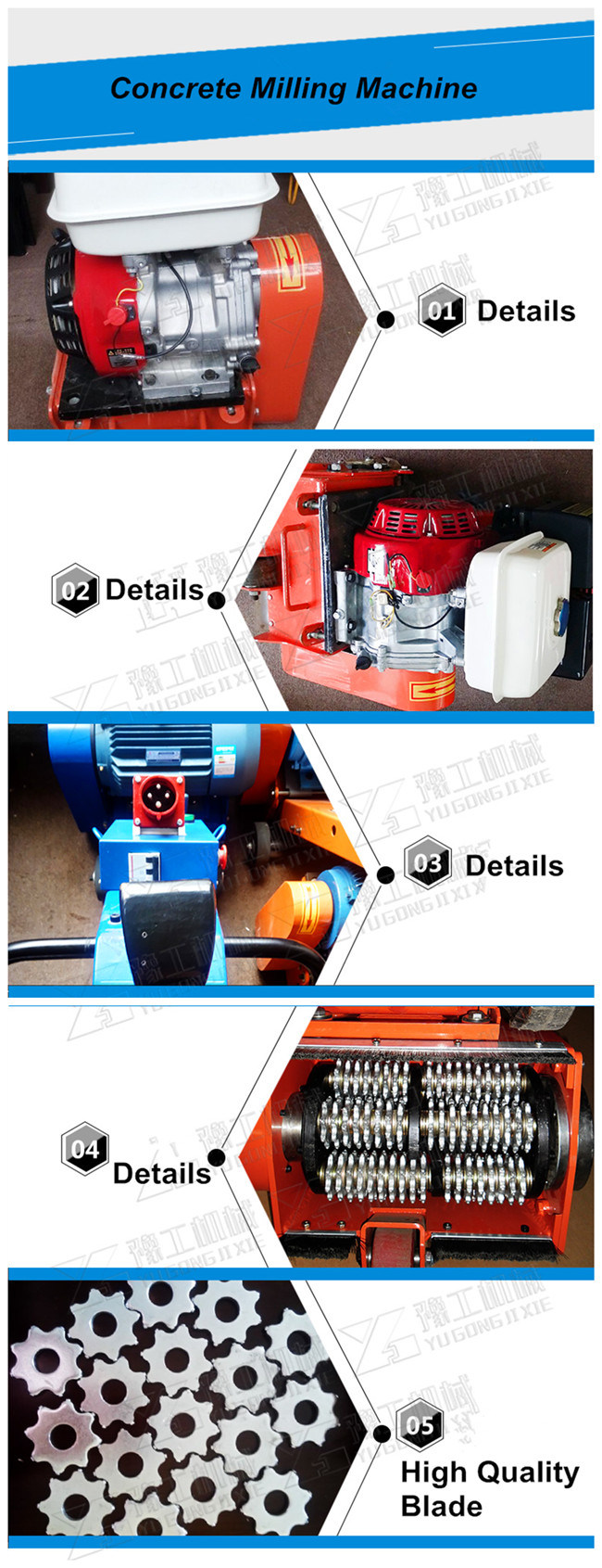 Professional China Automatic Asphalt Concrete Scarifier