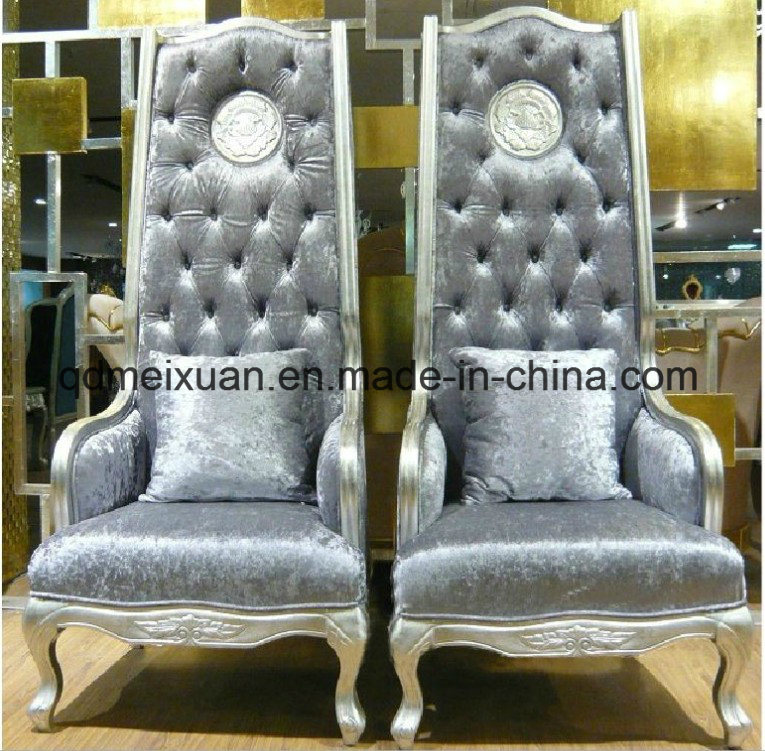 New Classical European High-Back Chair Chair Cloth Art Sofa Chair Luxury Recreational Chair to Discuss Top-Grade Sofa Chair (M-X3270)