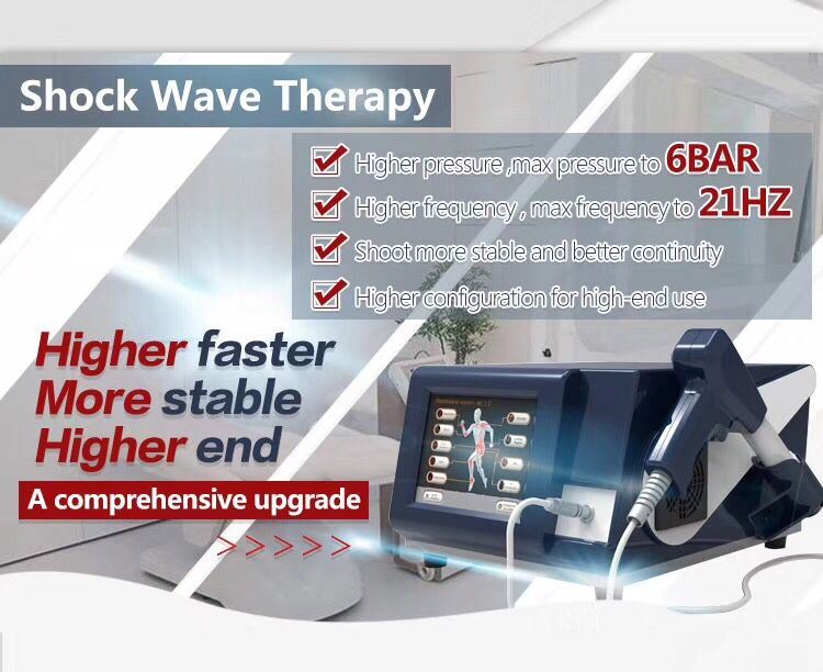 6 Bar Medical Ultrasound with Radial Shock Wave Therapy Machine Sw9