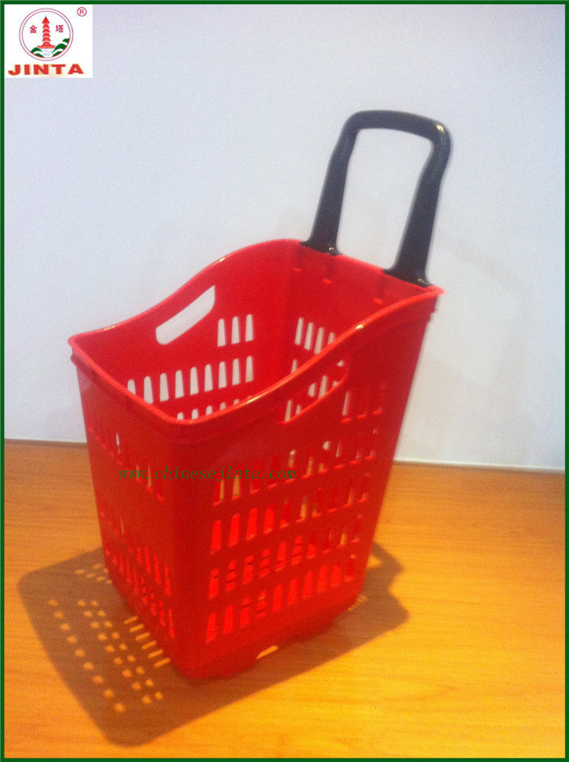 Red Color in Stock Shopping Basket