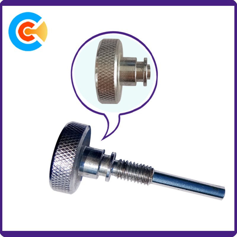 Special Customized Knurling Head Screw Big Head Screw Shoulder Screw