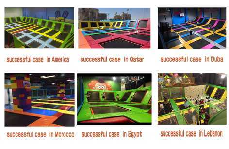 TUV Approved New Indoor Trampoline Amusement Park