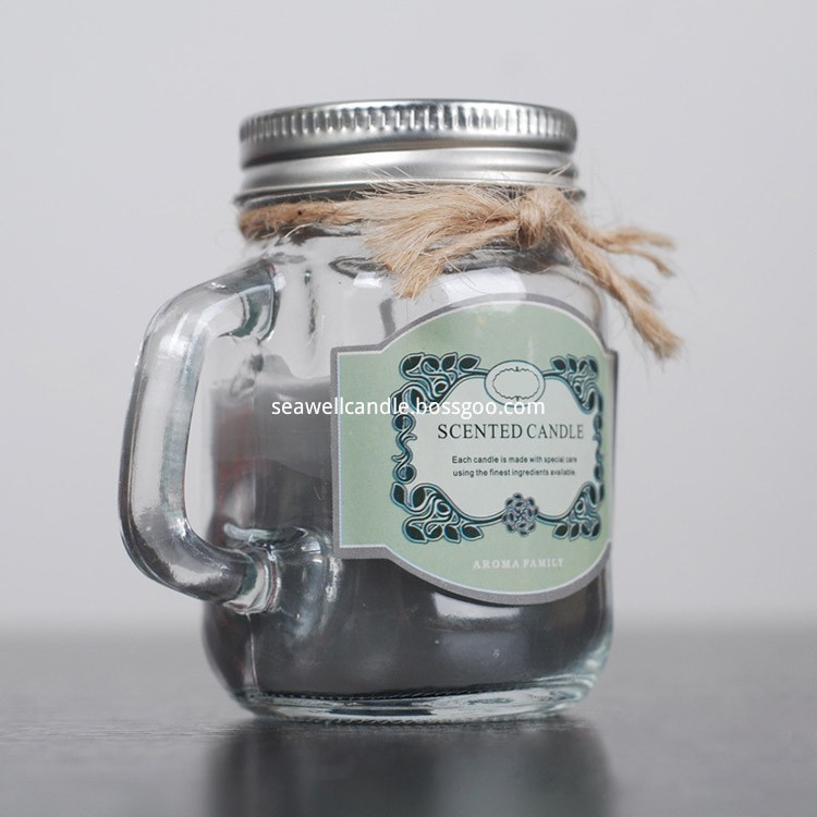 candle in mason jar candle in mason jar