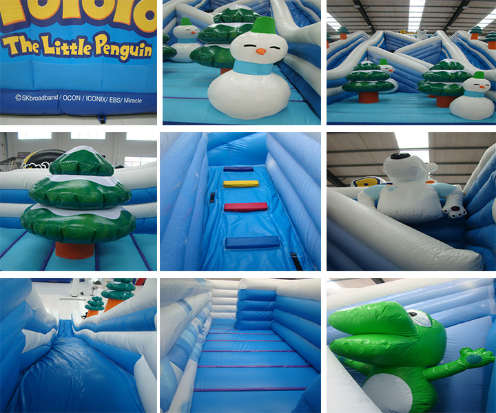 Large Inflatable Slide for Play Outdoor