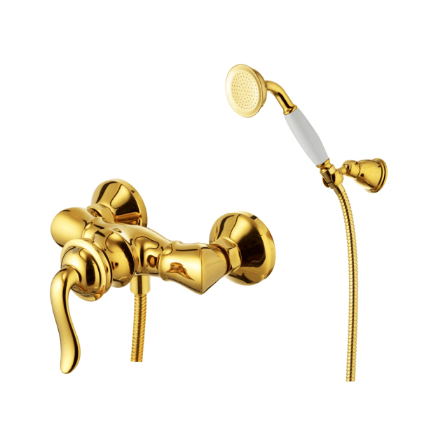 New Design Antique Brass Shower Bath Mixer & Faucet (ZF-275)