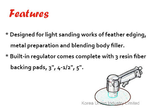 3 Inch Angle Mini Air Pneumatic Finger Sander Ui-5201