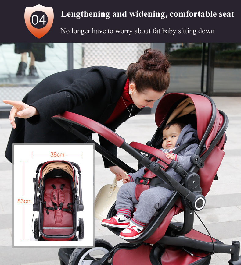 Luxury Baby Stroller Ks-004c with X-Type Frame