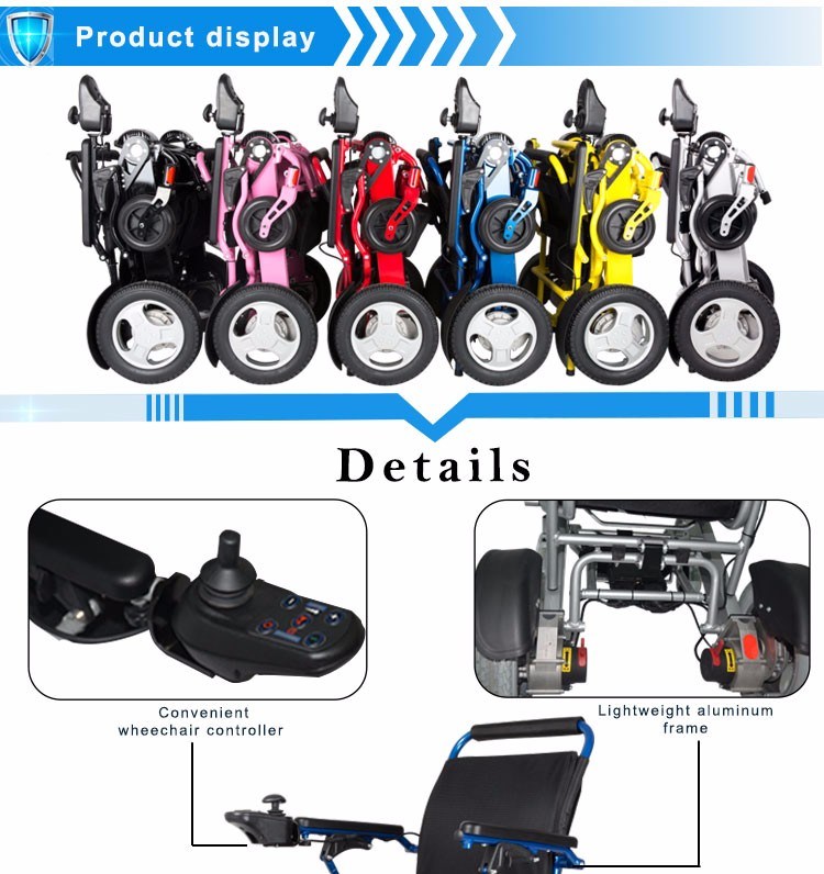 Electric Wheelchair with Reclining Backrest