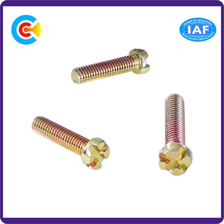 Multicolored Zinc Carbon Steel/4.8/8.8/10.9/M12 Fastener Security Screws