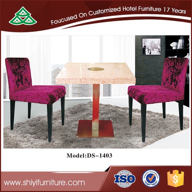 Hotel Furniture Table and Chairs for Dining