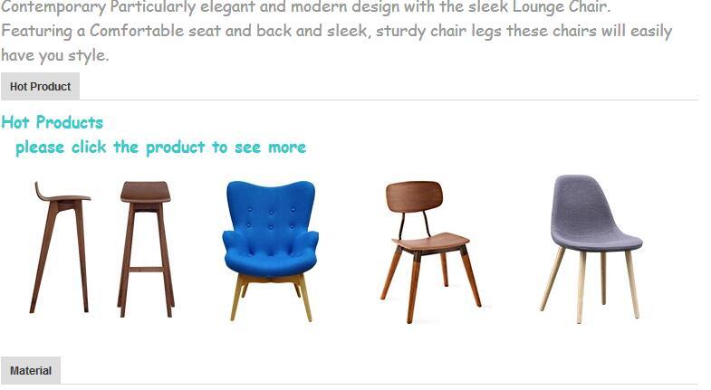Modern Beech Wood Lounge Chairs