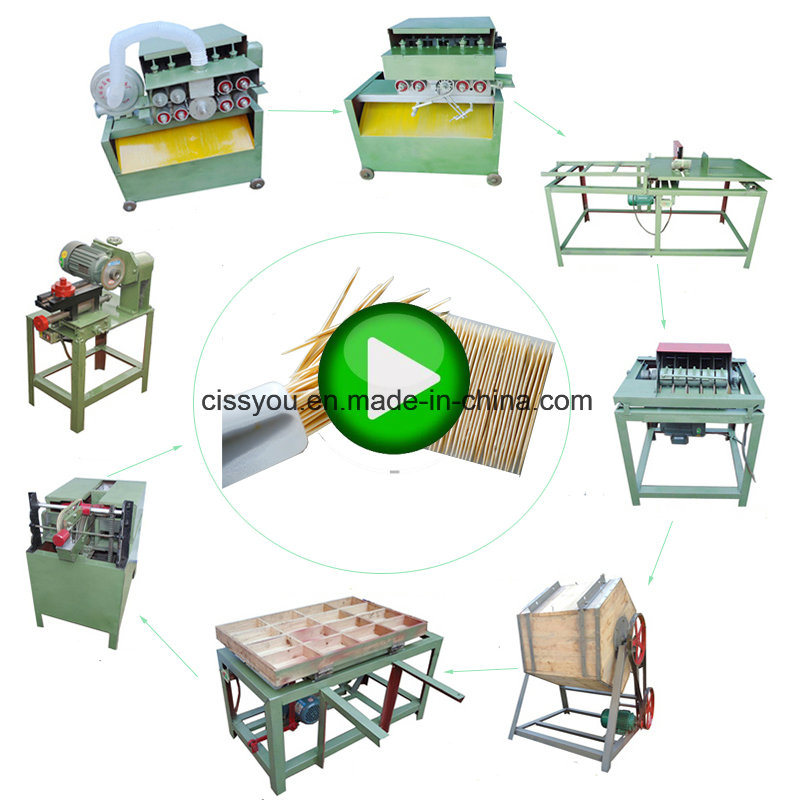 Selling Bamboo Toothpick Stick Making Production Machine Line