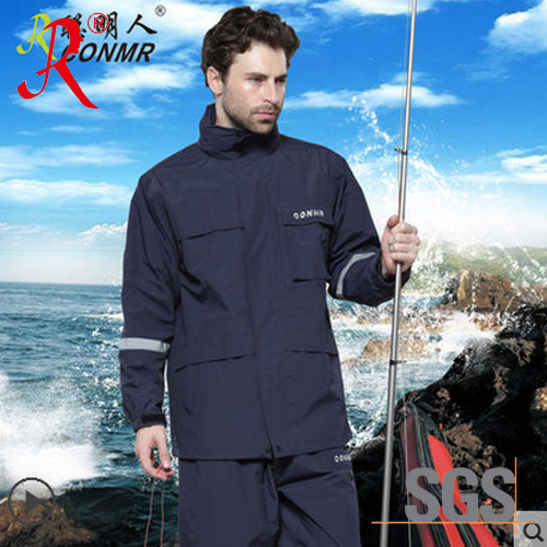 Waterproof Firemen Rain Suit for Rescue (QF-009)