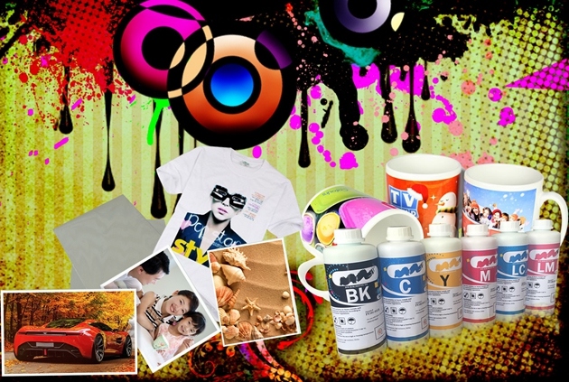 1L Dye Sublimation Ink 4 Colors, 6 Colors