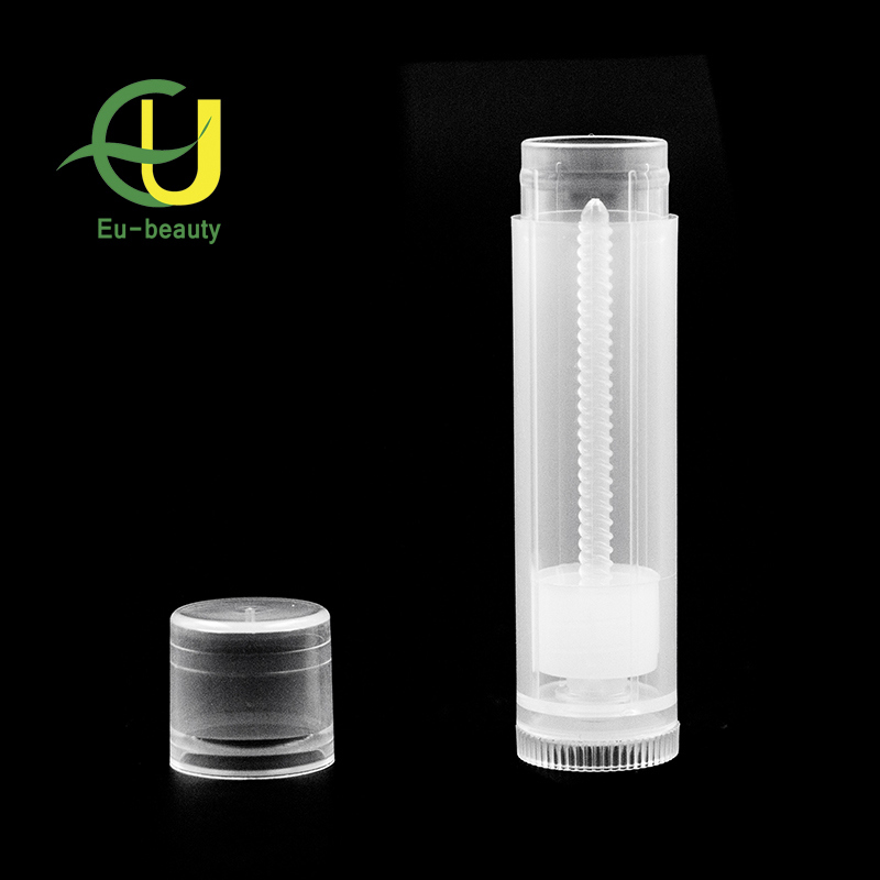 5g Clear Cosmetic Round Lip Balm Tube