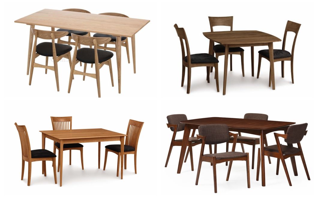 Modern Rectangle Wooden Restaurant Furniture Dining Table and Chair (HD059)