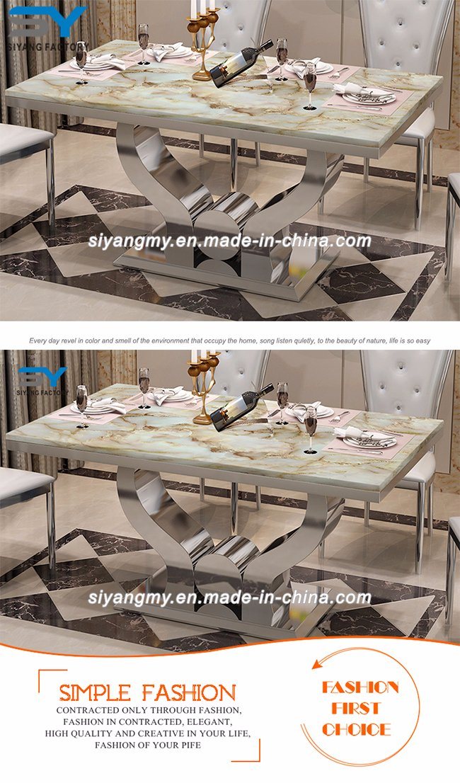 Dining Chair Furniture Marble Table Dining Table and Chair