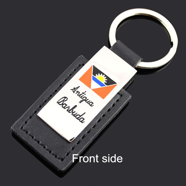 Promotion Custom Metal PU Leather Key Chain