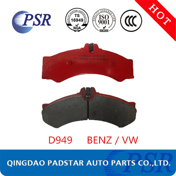 China Manufacturer High Quality Auto Parts Car Brake Pad D856/D949/D242/D303 for Benz/VW/Nissan/Toyota/Jeep/Honda