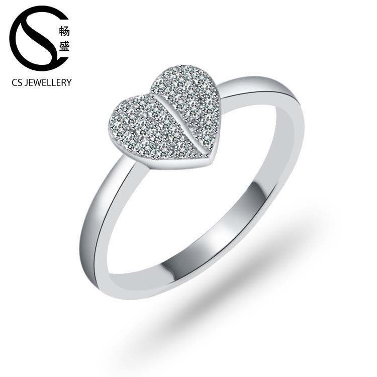 China Wholesale Fashion Ring Jewelry 925 Sterling Silver Jewellery